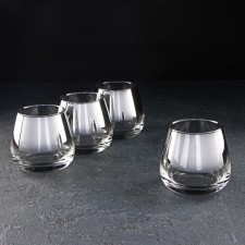 Set of low glass glasses 