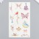 Tattoo on the body color "Cute butterflies and dolphin" 18x11 cm