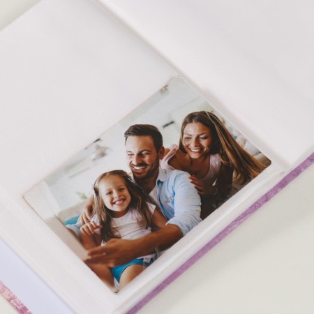Photo album for 200 photos 10x15 cm "Rose-2 (purple)"-3