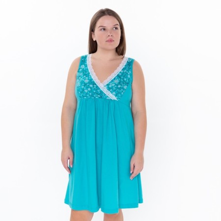 Night shirt female, color menthol, size 46-1