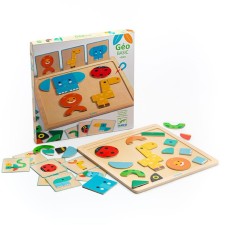 Магнитная игра Djeco «ГеоБейсик»