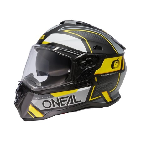 Sneakers helmet with o’neal d-Srs Square V24, ABS, matte, yellow/black, l