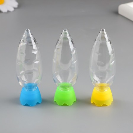 Bank for scrapbooking plastic "Carrot" 30 ml MIX 3x3x8.5 cm