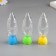 Bank for scrapbooking plastic "Carrot" 30 ml MIX 3x3x8.5 cm
