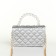 Bag's bag with lightning, silver color