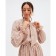 Women's dress with a bow Mist R.48, beige