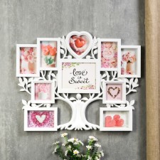 Photo frame plastic in 10 photos 10x10.10x15.12x12.15x20 cm 