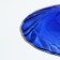 Dessert plate Sea Brim, d = 17 cm, glass, blue color