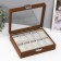 Casket wood for clock 10 departments "Brown" 7.5x21x26 cm