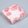 Cookie box, confectionery packaging with PVC lid, Present, 10.5 x 10.5 x 3 cm