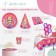 Disposable paper plate "Happy Birthday" Princess (18 cm)