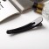 Hair clip "Lauren" classic, 12 cm, black