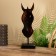 Mask "Zebra" on a stand, Albezia 40 cm