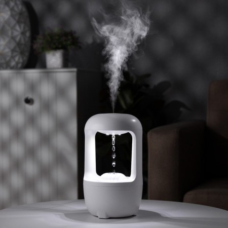 HM-14 air humidifier, anti-gravity, 500 ml, 10 watts, from USB Type-C, white