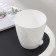Pot for flowers with basal watering "Rumba", 1.5 l, white color
