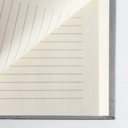Deliciper of Leduced A5, 160 liters. Solid cover. Leatherette. Grey. Cream block-7