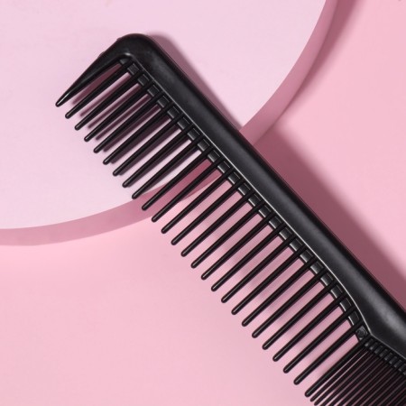 Combined comb, 18 × 3 cm, black color-2