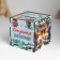 New Year's piggy bank Cube "Fairytale well -being" 10x10x10 cm