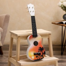 Upolee Soprano Music Life, palm trees at sunset