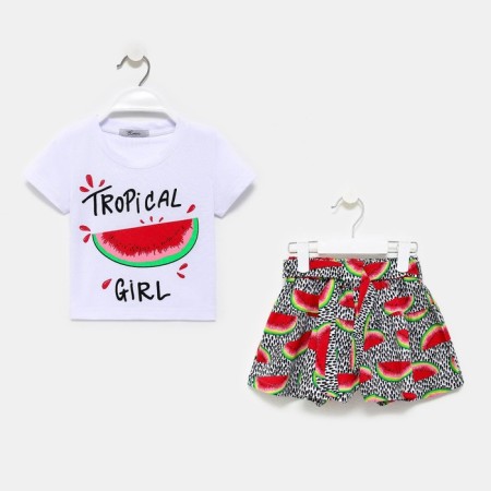 Kit for girls, white color, height 122 cm-6