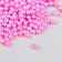 Set of beads "needlework" plastic, diameter 5 mm, 25 g, bright pink