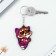 Key keychain wooden "Tiger", 4.3 x 6 cm