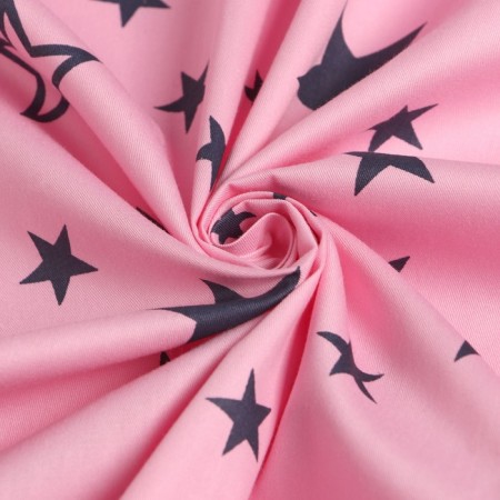 Printed "stars" Sh.160 cm, satin, 100% cotton-2