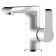 One-handed mixer for the washbasin Rossinka W35-11, monolithic, chrome/white