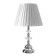 Desktop lamp "Entouches" 1x40W E27+ LED lighting 3W chrome 28x28x46cm