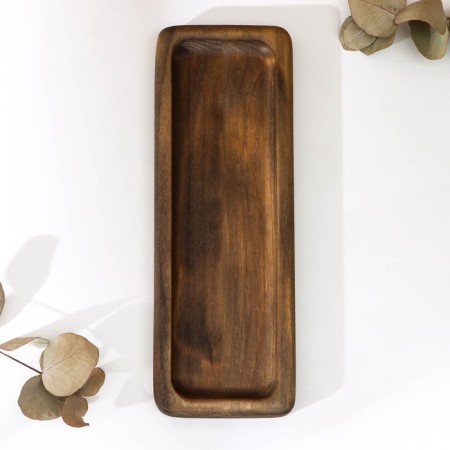 ADELICA cutlery tray, 23 × 8 × 1.8 cm, painted in dark color, birch-3