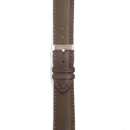 Watch strap, 20 mm, harness 75 mm, larynx 115 mm, genuine leather, brown-2