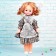 Doll "Schoolgirl", mix