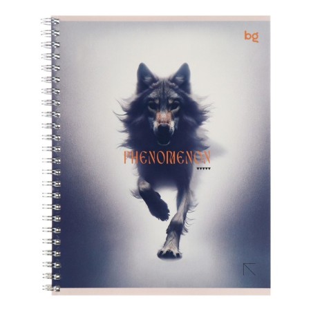 A notebook of 60 sheets in a cage on a rowing Phenomenon, cover Cover Cardboard, mix-6