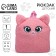 Baby backpack for a girl "cat", plush