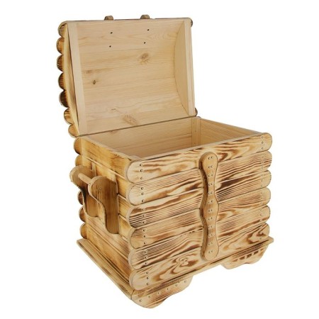 The robber is figured, natural pine (burnt, lacquered)-1