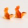 Miniature Puppet "Cunning Squirrel", set 2 pcs., Size 1 pc. - 5 × 4 cm