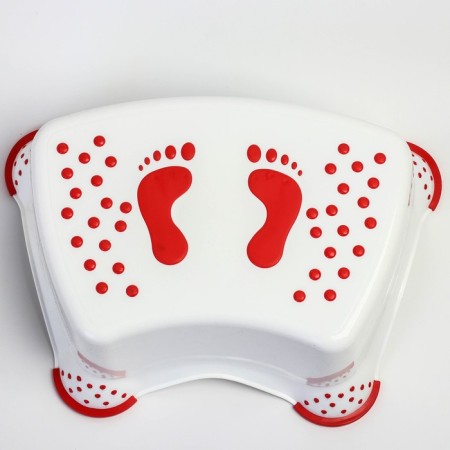 Baby stand with anti -slip legs, white color-3