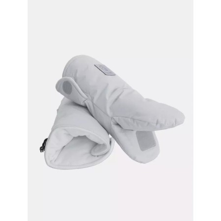 Rant mittens for Nice & Warm stroller, light gray color-2