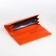 Women's wallet on a magnet, orange color