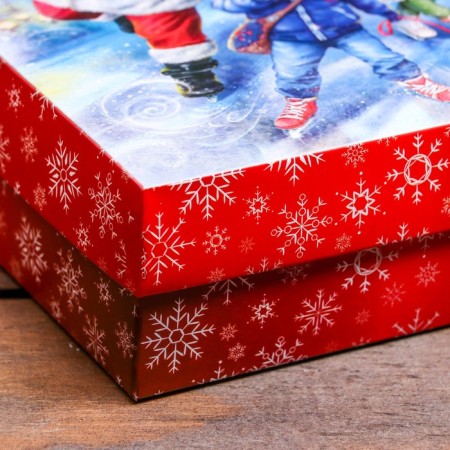 Gift box team "Winter Fun", 16.5 x 12.5 x 5.2 cm-4