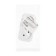 Switch, 2 sockets, 10A, without salary, 220 V, white