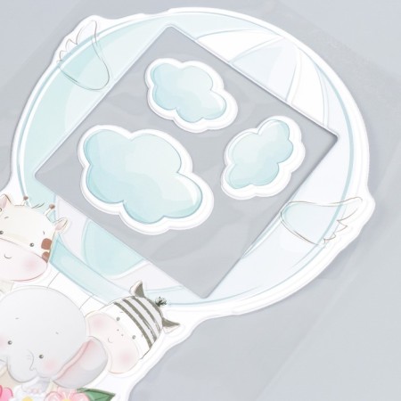 The sticker on the switch "Bill on the balloon" window is 8.5x8.5 cm, voluminous 26x16.5 cm-1