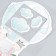 The sticker on the switch "Bill on the balloon" window is 8.5x8.5 cm, voluminous 26x16.5 cm
