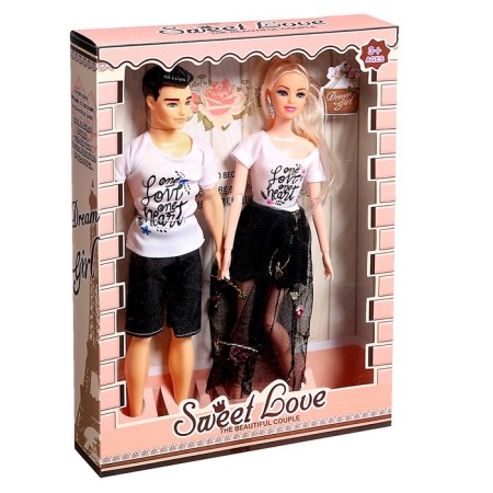 Set of dolls "Happy Family" with accessories-8