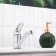 BouOU B8290-14A kitchen mixer, single-leaf, swivel spout, chrome