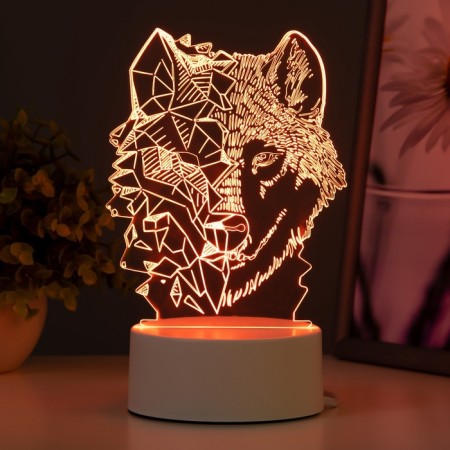 Light "Wolf" Led RGB from the network 13.5x9.5x17.6 cm Risalux-4