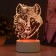 Light "Wolf" Led RGB from the network 13.5x9.5x17.6 cm Risalux
