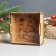 New Year's piggy bank with acrylic "Snake. Holiday" 12x12x4 cm