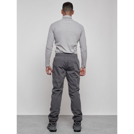 Trouses insulated sports male winter, size 54, color gray color-3