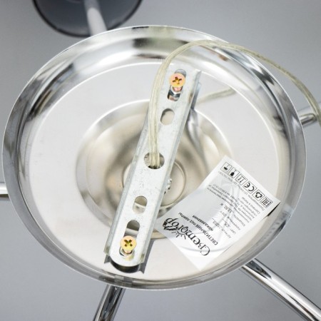 Svetogor chandelier "Shadow" 5x60W E27 chrome 65x65x22cm-6